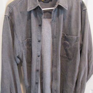 HARLEY DAVIDSON BUTTON FRONT LONG SLEEVE SHIRT